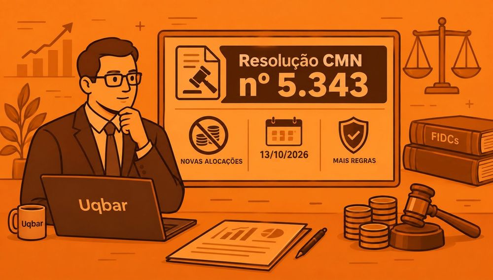 Resolução CMN nº 5.343 veda FIDCs de Ações Judiciais