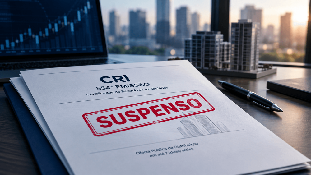 CVM suspende oferta de R$ 1,05 bilhão em CRIs após identificar irregularidades