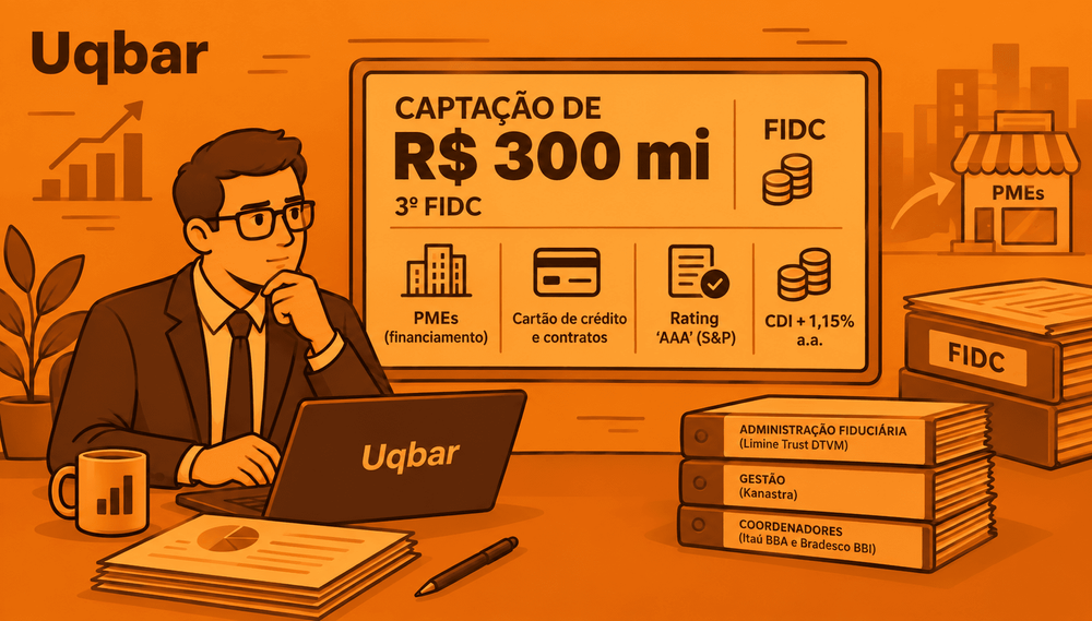 Asaas faz captação de R$ 300 mi em seu 3º FIDC